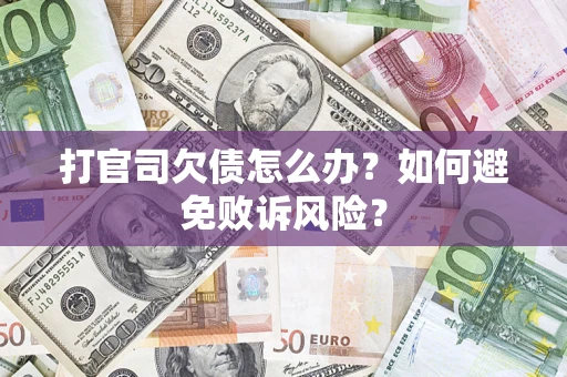 北京打官司欠债怎么办？如何避免败诉风险？
