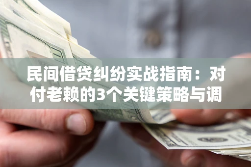 北京民间借贷纠纷实战指南：对付老赖的3个关键策略与调解盲区解析