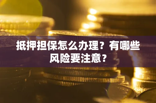北京抵押担保怎么办理？有哪些风险要注意？