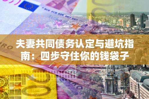 北京夫妻共同债务认定与避坑指南：四步守住你的钱袋子