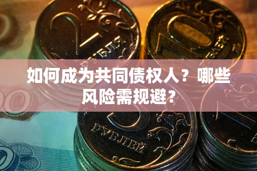 北京如何成为共同债权人？哪些风险需规避？