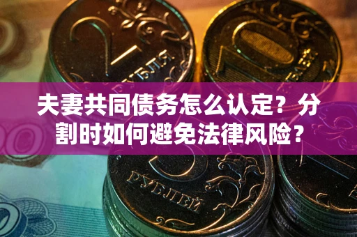 北京夫妻共同债务怎么认定？分割时如何避免法律风险？